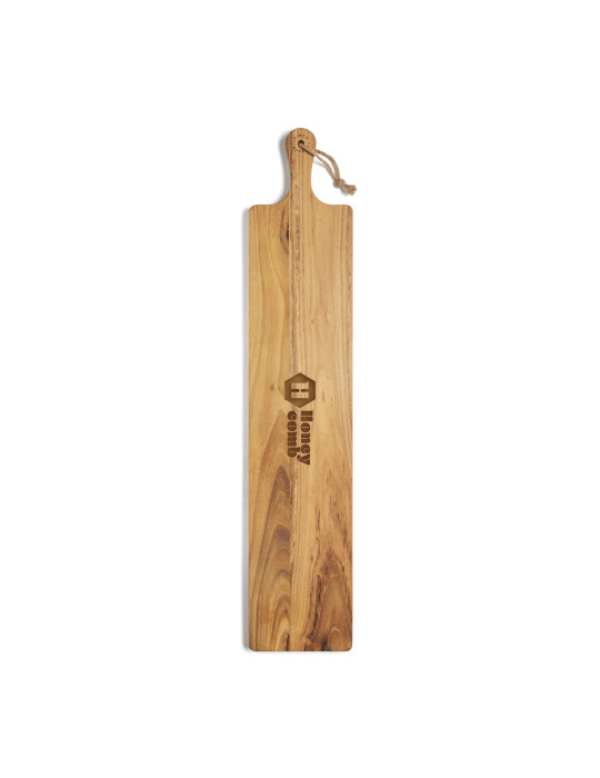 Planche longue Vinga Buscot 75 × 15 cm teck FSC personnalisable