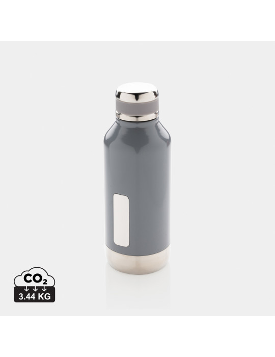 Gourde isotherme 500 ml avec plaque logo personnalisable