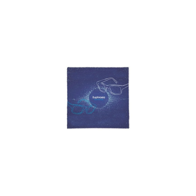 Lingette Éco-responsable de Nettoyage en RPET 13x13cm - Personnalisée RPET Matières : PET recyclé Couleurs : blanc personnalisab