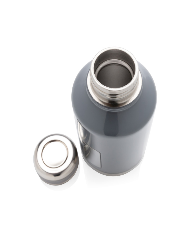 Gourde isotherme 500 ml avec plaque logo personnalisable