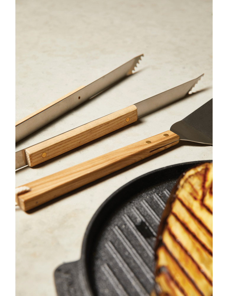 Spatule Vinga Paso inox avec manche en frêne personnalisable