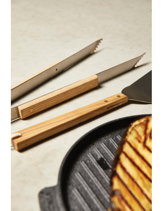 Spatule Vinga Paso inox avec manche en frêne personnalisable