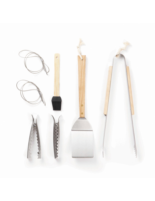 Spatule Vinga Paso inox avec manche en frêne personnalisable