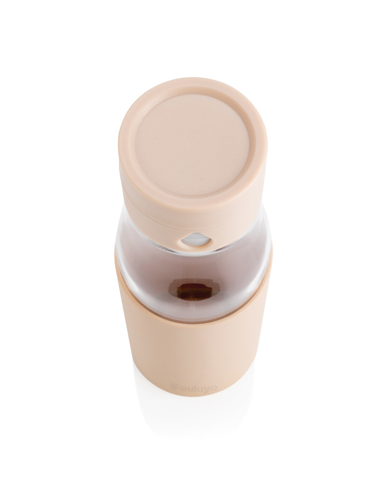 Gourde Ukiyo 600 ml en verre avec compteur personnalisable