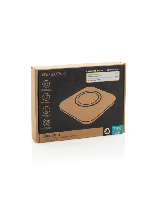 Socle de recharge magnétique 25W ultra-rapide Quantum personnalisable