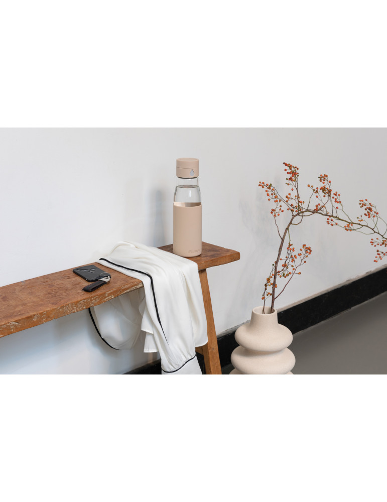 Gourde Ukiyo 600 ml en verre avec compteur personnalisable