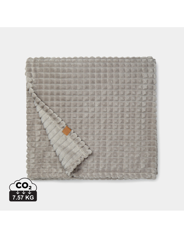 Plaid à carreaux Vinga Branson en rPET GRS 290 g/m² personnalisable