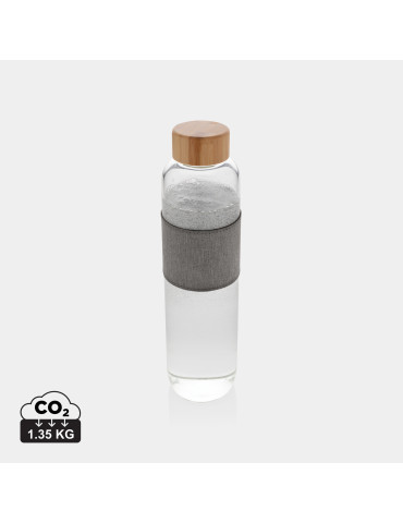 Gourde Impact 750 ml en verre et bambou personnalisable