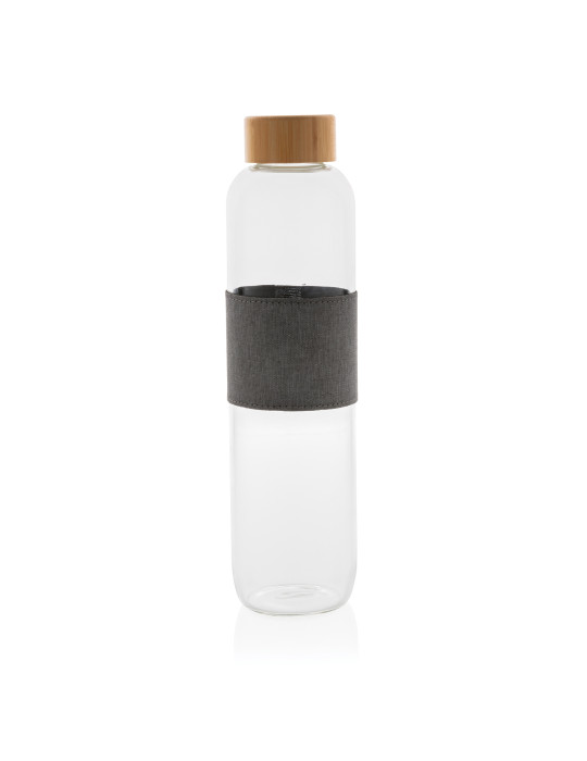 Gourde Impact 750 ml en verre et bambou personnalisable