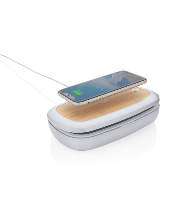 Boîte UV-C Rena avec charge sans fil 5 W personnalisable