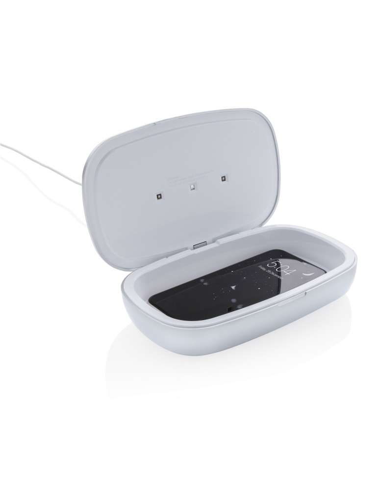 Boîte UV-C Rena avec charge sans fil 5 W personnalisable