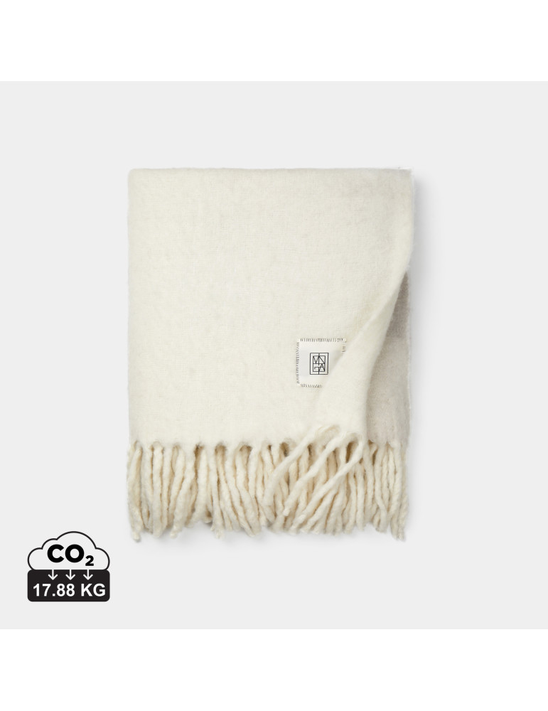 Plaid Vinga Saletto laine mélangée 275 g/m² personnalisable