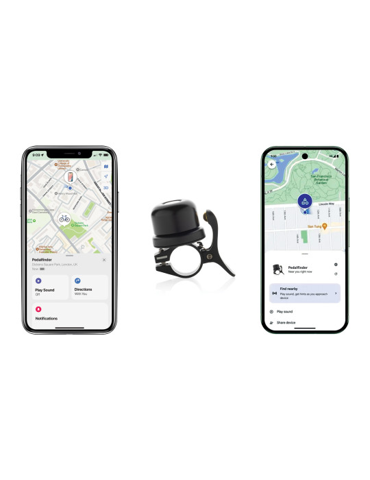 Sonnette de vélo avec géolocalisation Dual personnalisable