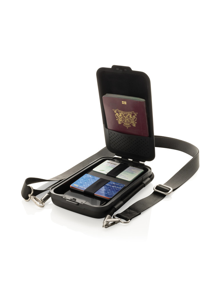 Étui de voyage rigide Swiss Peak OSLO RCS pour smartphone personnalisable