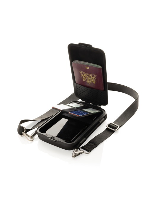 Étui de voyage rigide Swiss Peak OSLO RCS pour smartphone personnalisable