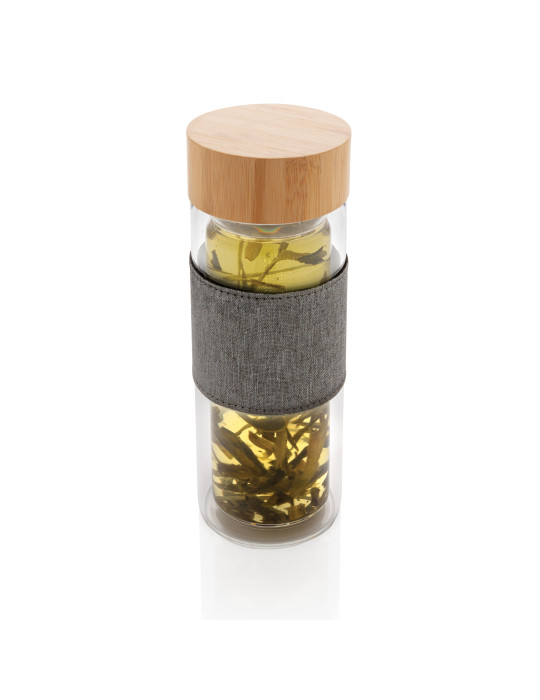 Gourde Impact 360 ml en verre double paroi personnalisable