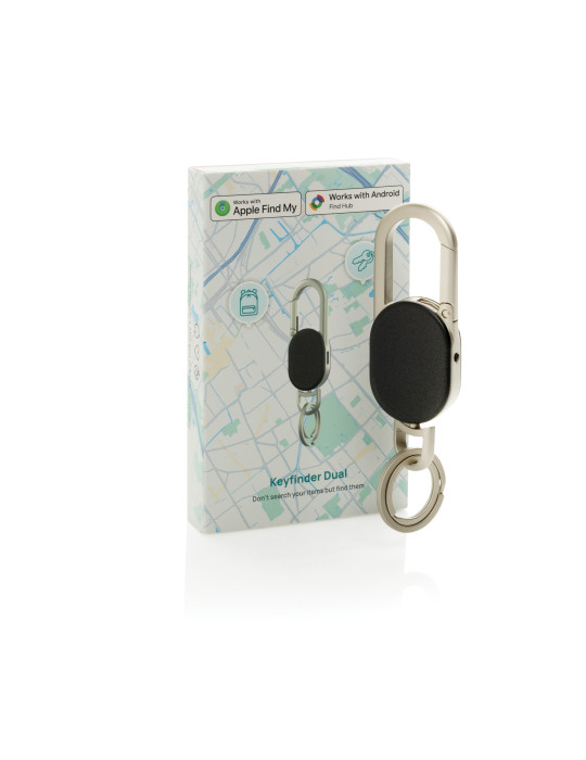Porte-clés avec géolocalisation Keyfinder Dual personnalisable