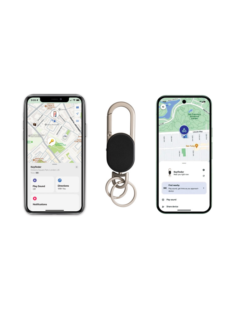 Porte-clés avec géolocalisation Keyfinder Dual personnalisable