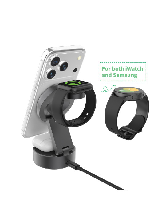 Chargeur Quantum 25 W 3-en-1 pliable RCS personnalisable