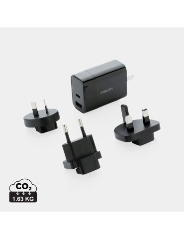 Chargeur USB de Voyage Philips, USB 30W Ultra Rapide personnalisable