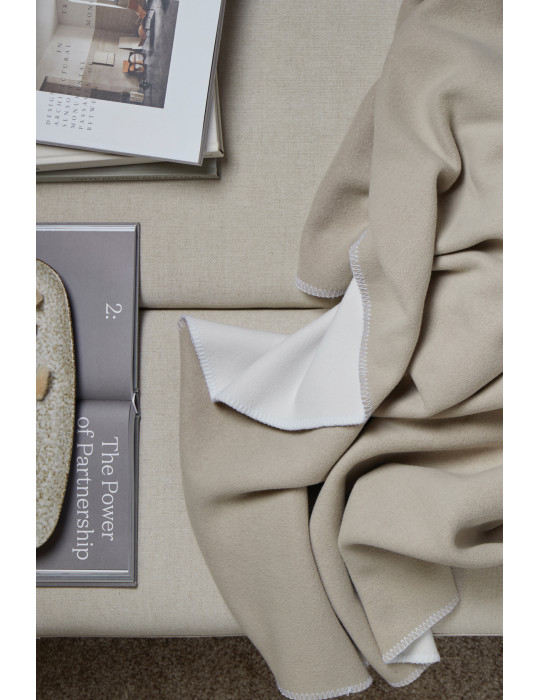 Couverture bicolore Vinga Moulton GRS 130 × 170 cm personnalisable