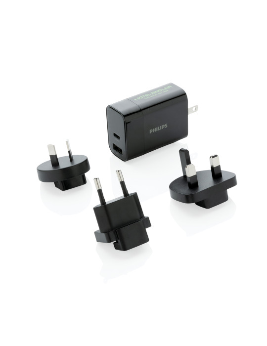 Chargeur USB de Voyage Philips, USB 30W Ultra Rapide personnalisable