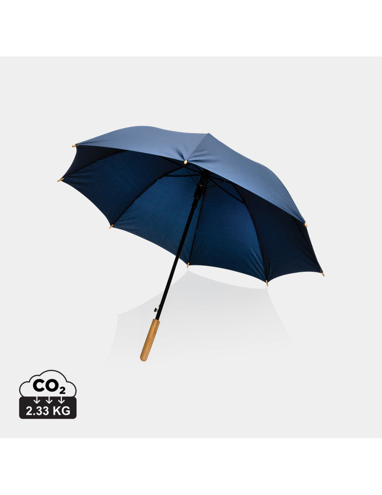 Parapluie Impact AWARE 23 pouces avec poignée bambou personnalisable