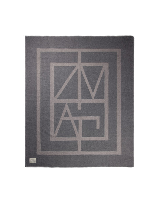 Plaid double face Vinga Monogram GRS 170 × 130 cm personnalisable
