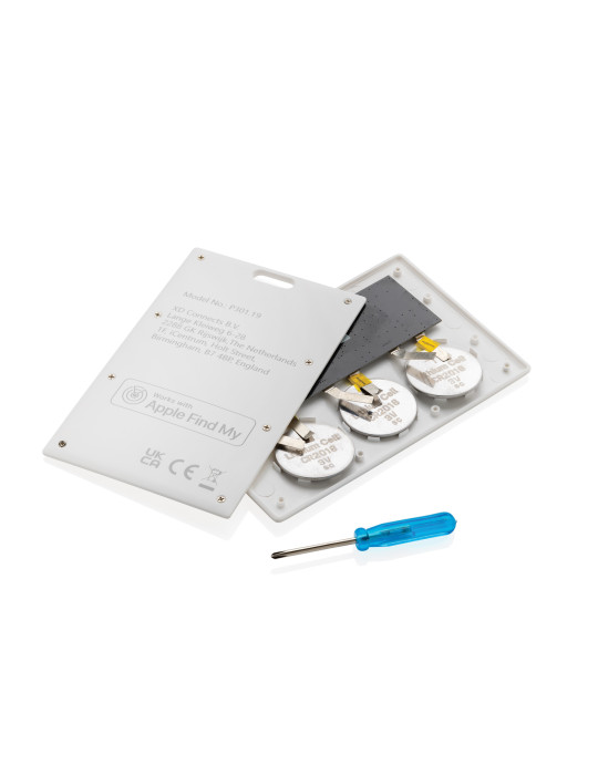 Carte de localisation Findcard en ABS recyclé RCS personnalisable