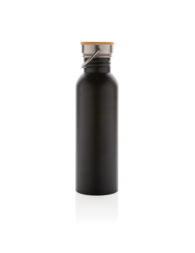 Gourde acier 710 ml avec détail bambou personnalisable