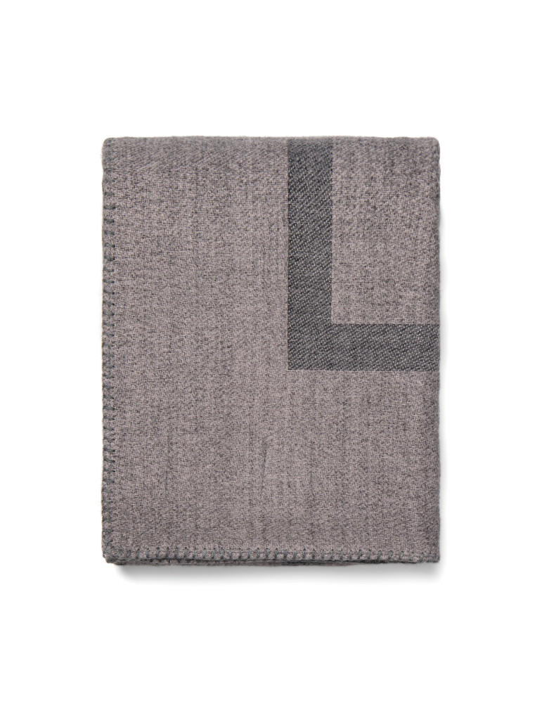 Plaid double face Vinga Monogram GRS 170 × 130 cm personnalisable