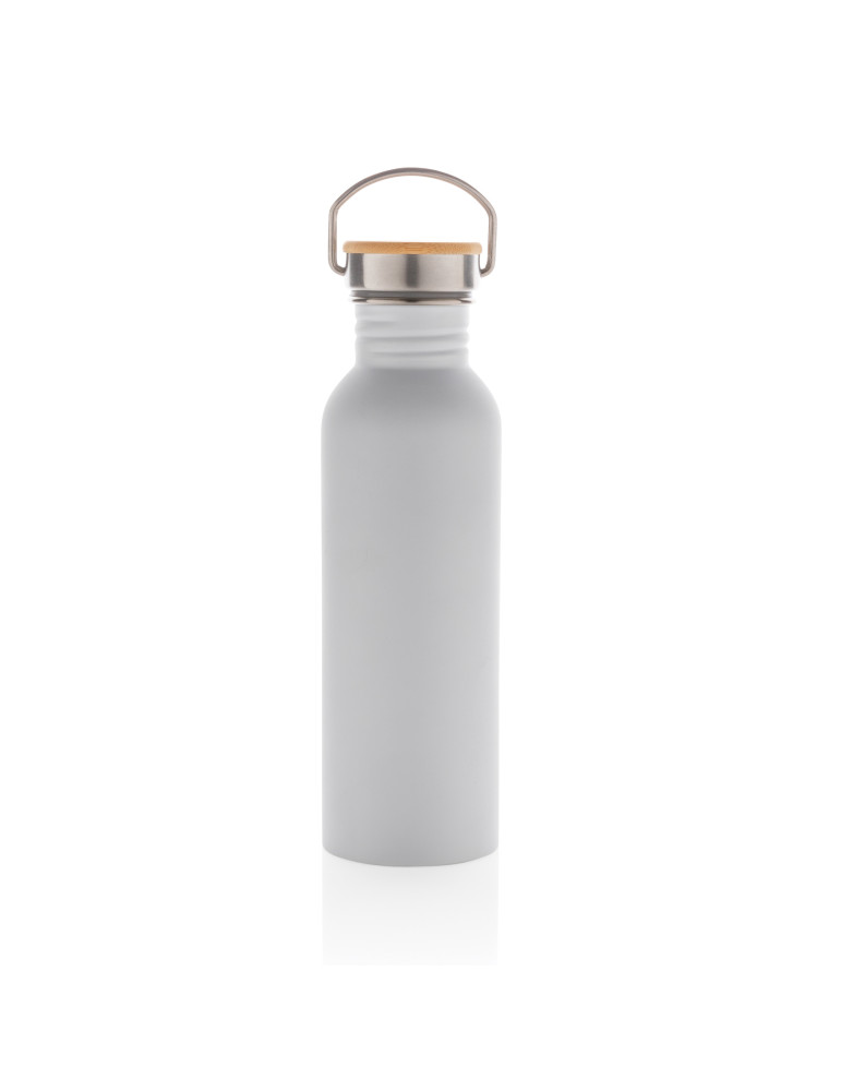 Gourde acier 710 ml avec détail bambou personnalisable
