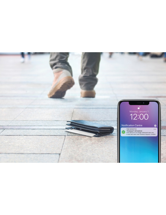 Carte de localisation Findcard en ABS recyclé RCS personnalisable