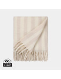Couverture rayée Vinga Lioro laine mélangée GRS personnalisable