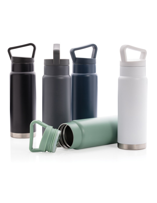Gourde isotherme 650 ml avec poignée personnalisable