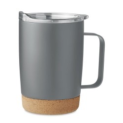 Gobelet isotherme double paroi 300ml personnalisable et pratique RUBY Matières : acier inoxydable Couleurs : gris personnalisabl
