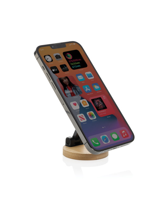 Support téléphone en plastique RCS et bambou Magmount personnalisable