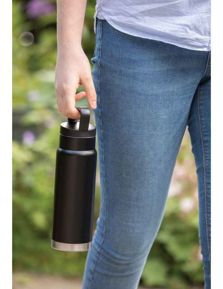 Gourde isotherme 650 ml avec poignée personnalisable