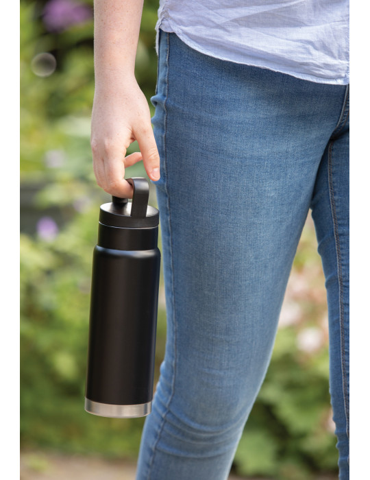 Gourde isotherme 650 ml avec poignée personnalisable