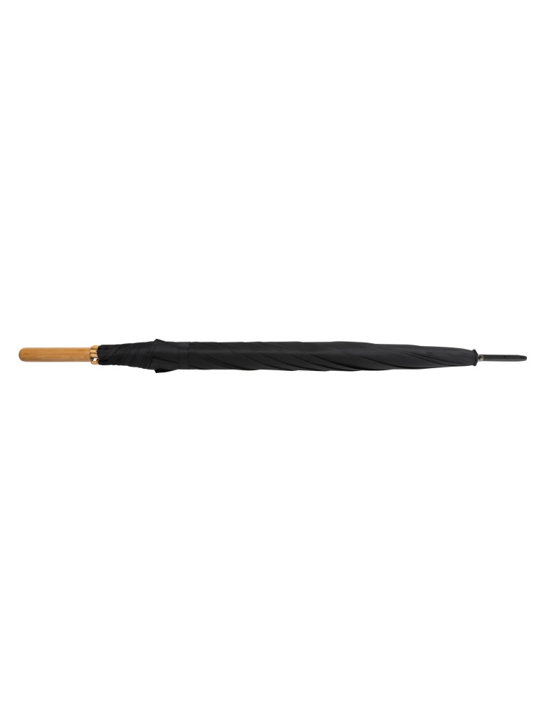 Grand parapluie Impact AWARE 27 pouces poignée bambou personnalisable