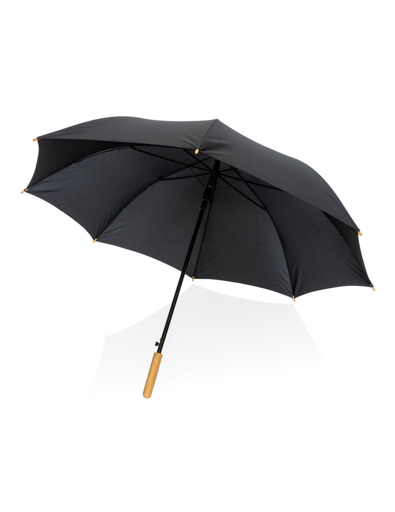 Grand parapluie Impact AWARE 27 pouces poignée bambou personnalisable