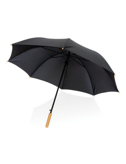 Grand parapluie Impact AWARE 27 pouces poignée bambou personnalisable