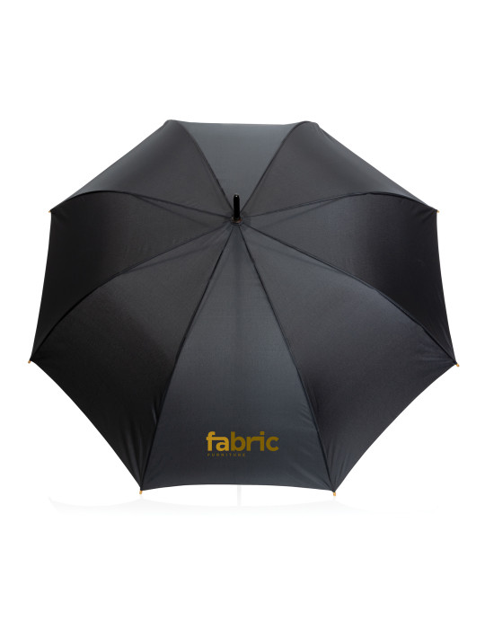 Grand parapluie Impact AWARE 27 pouces poignée bambou personnalisable