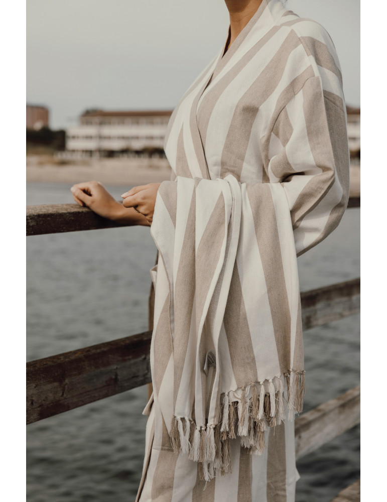 Peignoir hammam Vinga Ornos S/M recyclé GRS personnalisable