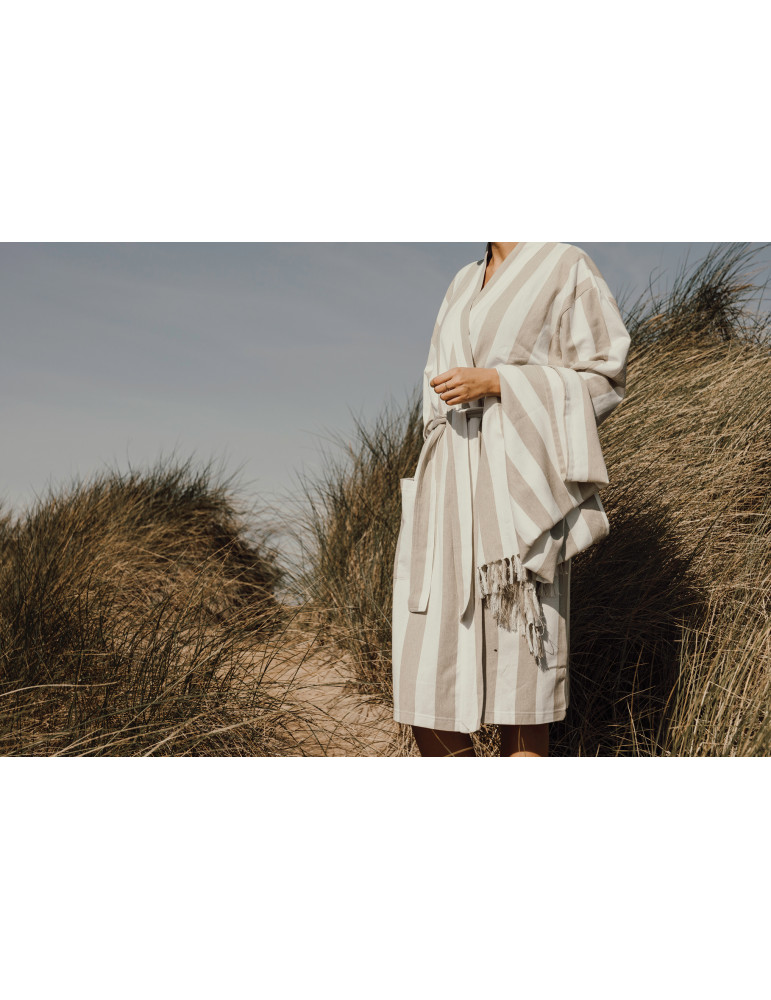 Peignoir hammam Vinga Ornos S/M recyclé GRS personnalisable