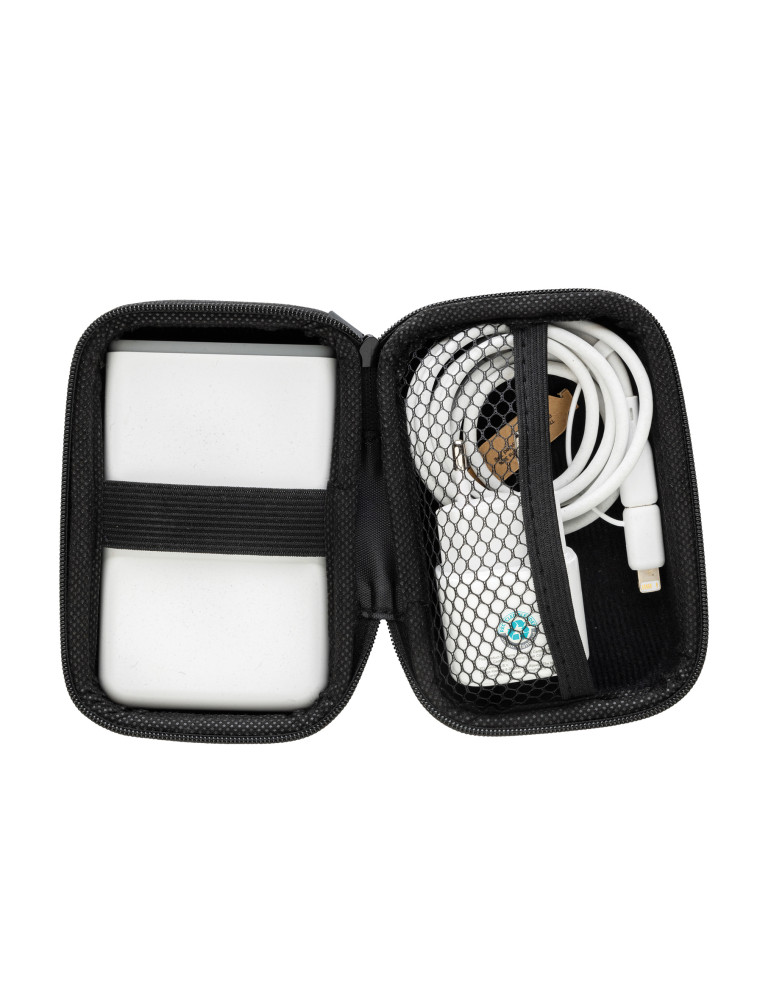Set batterie câble et chargeur 20W en PET recyclé RCS Surge personnalisable