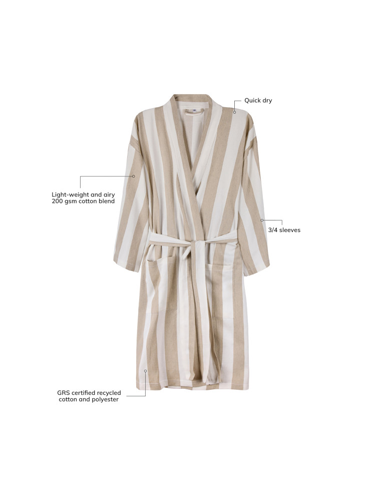 Peignoir hammam Vinga Ornos L/XL recyclé GRS personnalisable