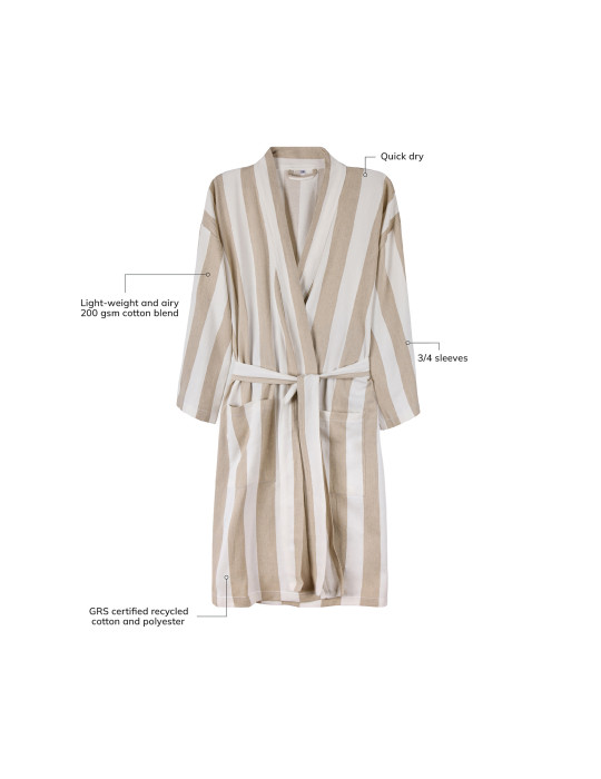 Peignoir hammam Vinga Ornos L/XL recyclé GRS personnalisable