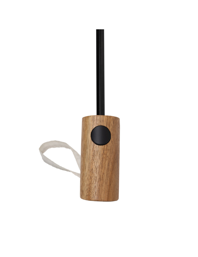Mini parapluie Kaycey 21 pouces poignée acacia AWARE personnalisable