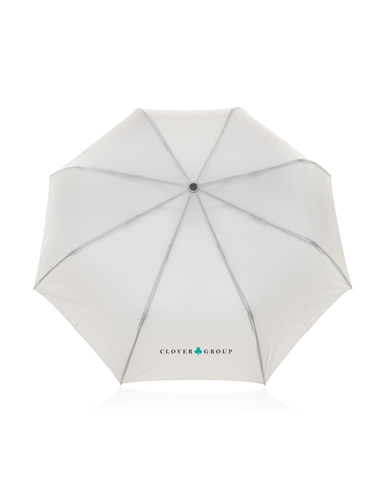 Mini parapluie Kaycey 21 pouces poignée acacia AWARE personnalisable